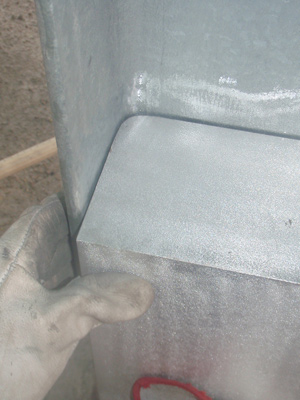 Metal inserts preparation