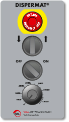 The DISPERMAT® dissolver is fitted with the LC-EX - technology