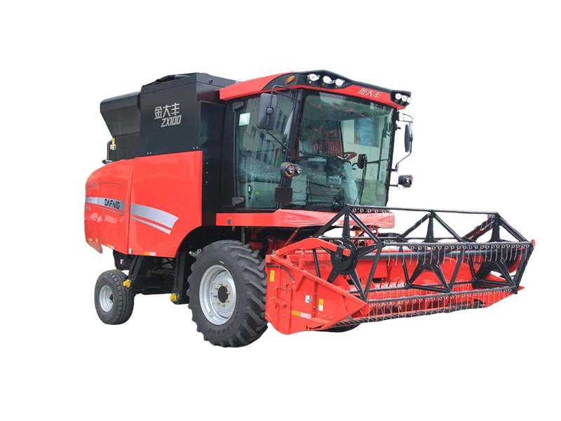 Rice crop and agricultural harvesting equipment