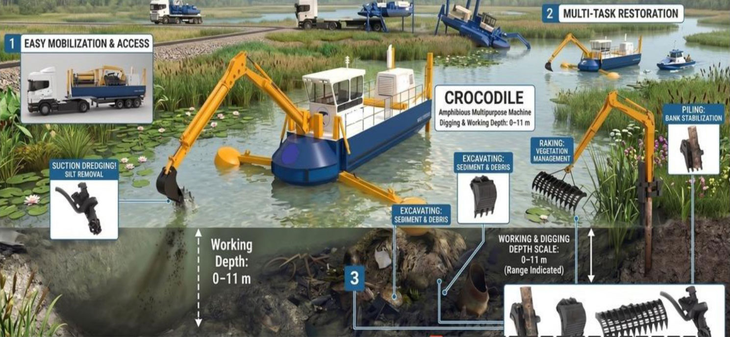 Industrial infrastructure relevant to marine and water engineering projects
